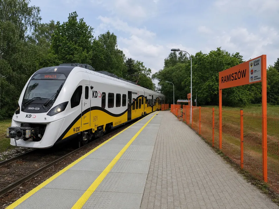 Stacja kolejowa w Ramiszowie - bezpośrednie połączenie z Wrocławiem